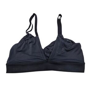 Harper Wilde Black Lounge Bra Comfort Stretch Wireless Bralette Size Large